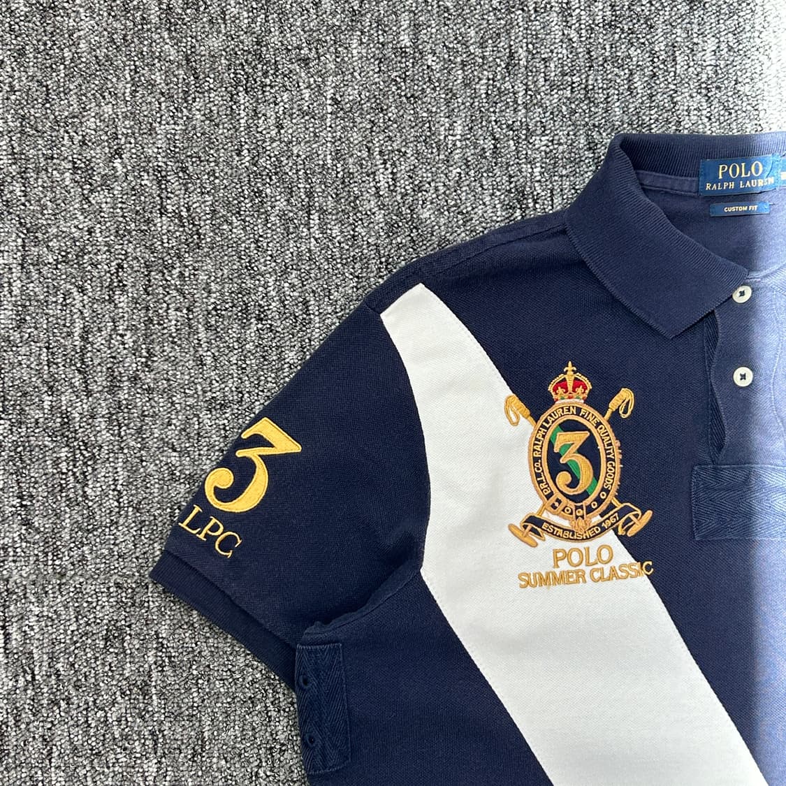 폴로 랄프로렌 네이비 치프키프 빅포니 반팔 PK 상품이미지2