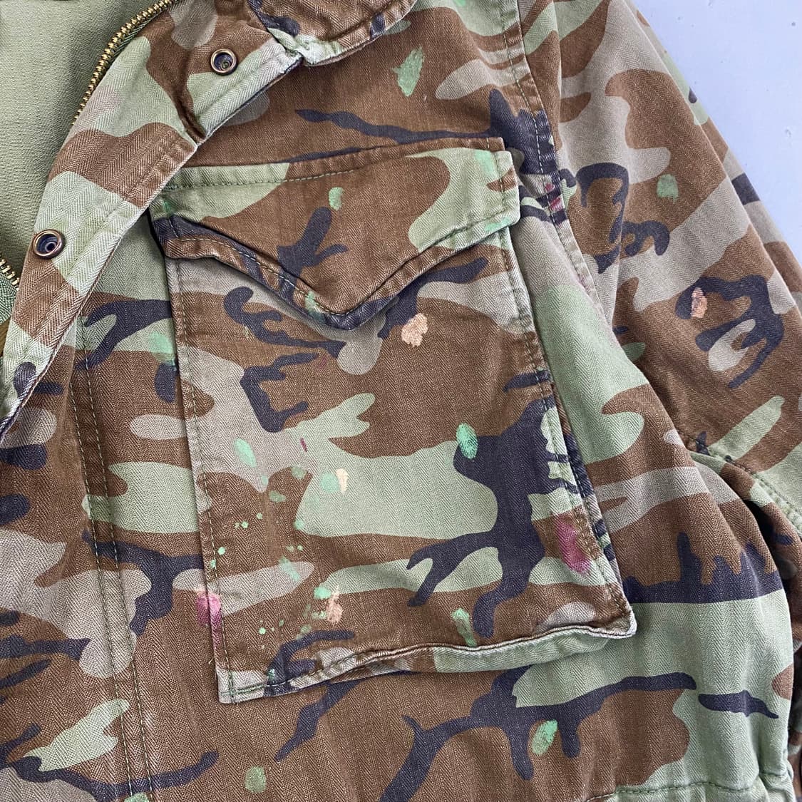 폴로 데님앤서플라이 카모 성조기 자켓 (100) 상품이미지7