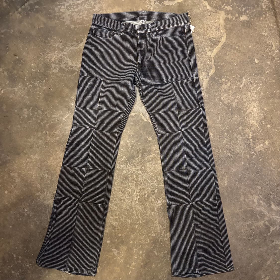 일본 더 디퍼런스 루퍼트 패치워크 부츠컷 상품이미지4