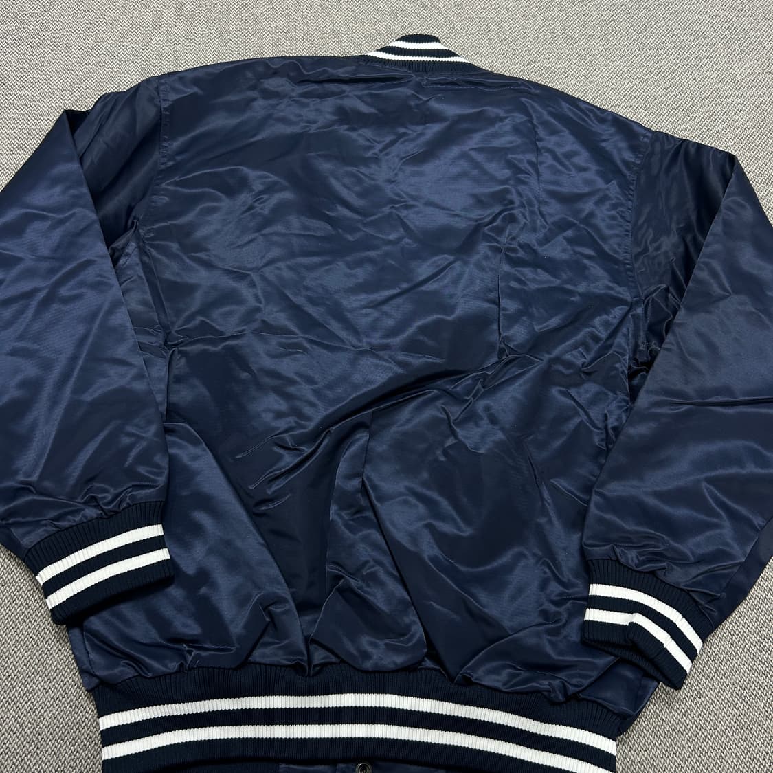 (새상품)나이키 네이비 베이스볼 자켓(S) 상품이미지4