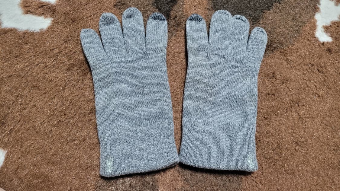 폴로 랄프로렌 남성용 회색 모 장갑 상품이미지3