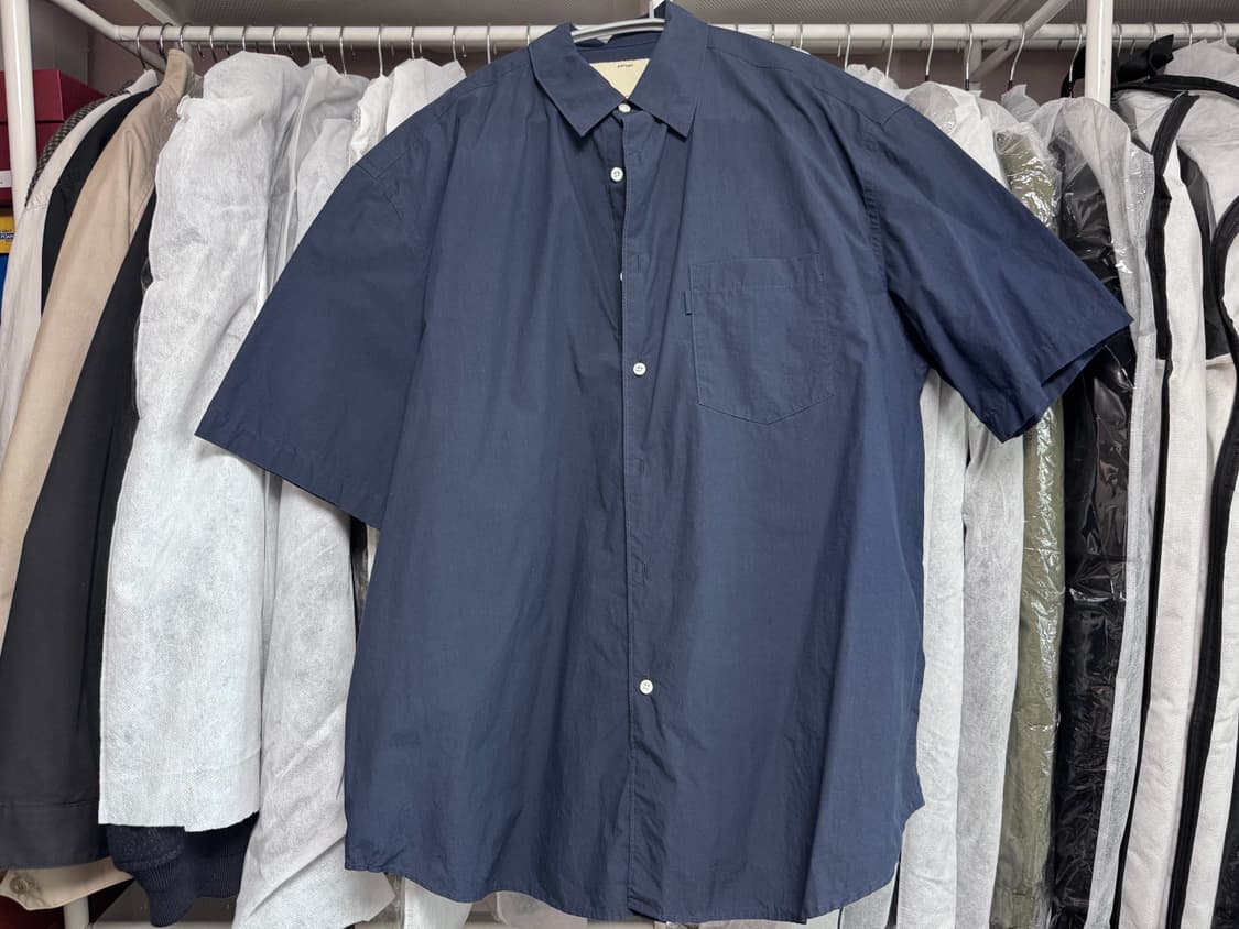 포터리 반팔 컴포트 셔츠 다크네이비 2 상품이미지2