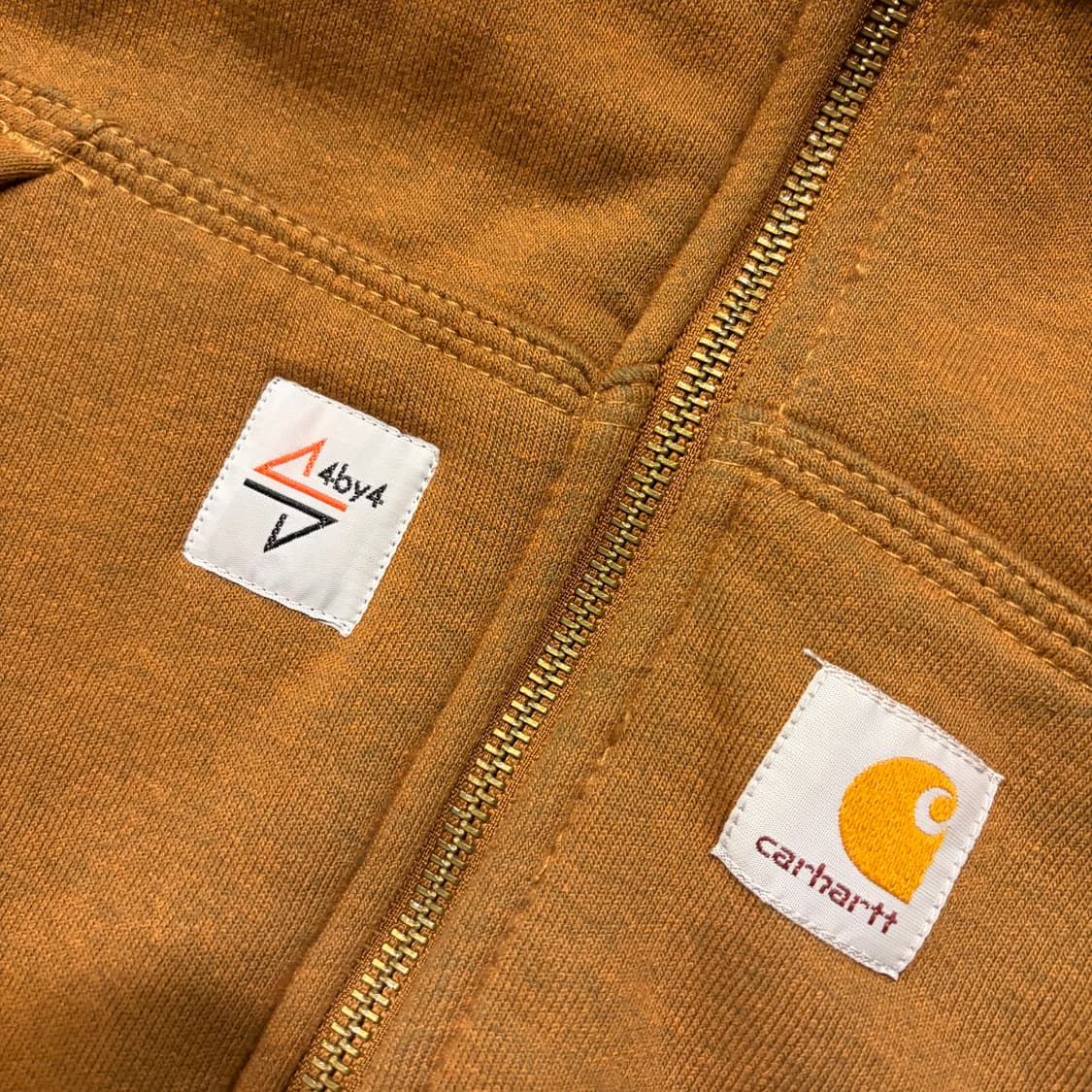 [L] 칼하트 4by4 브라운 레인디펜더 후드 집업 자켓 D360 상품이미지6