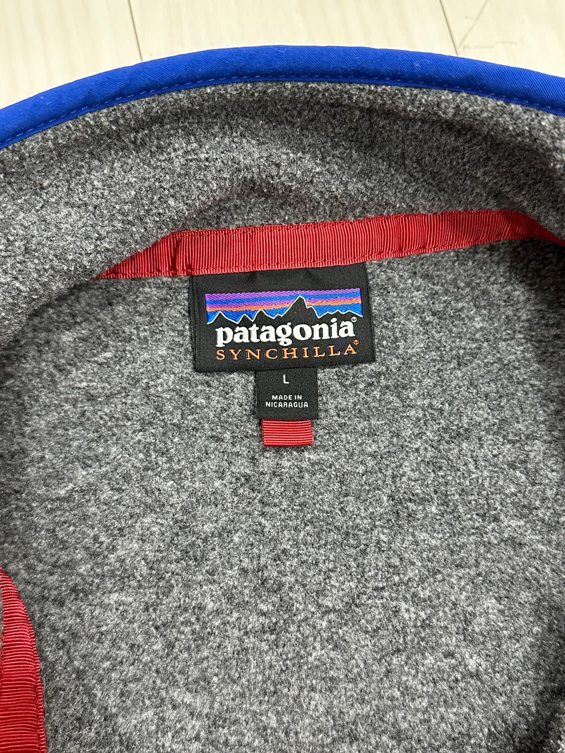 파타고니아 신칠라 L 풀오버 니켈 블루 상품이미지3