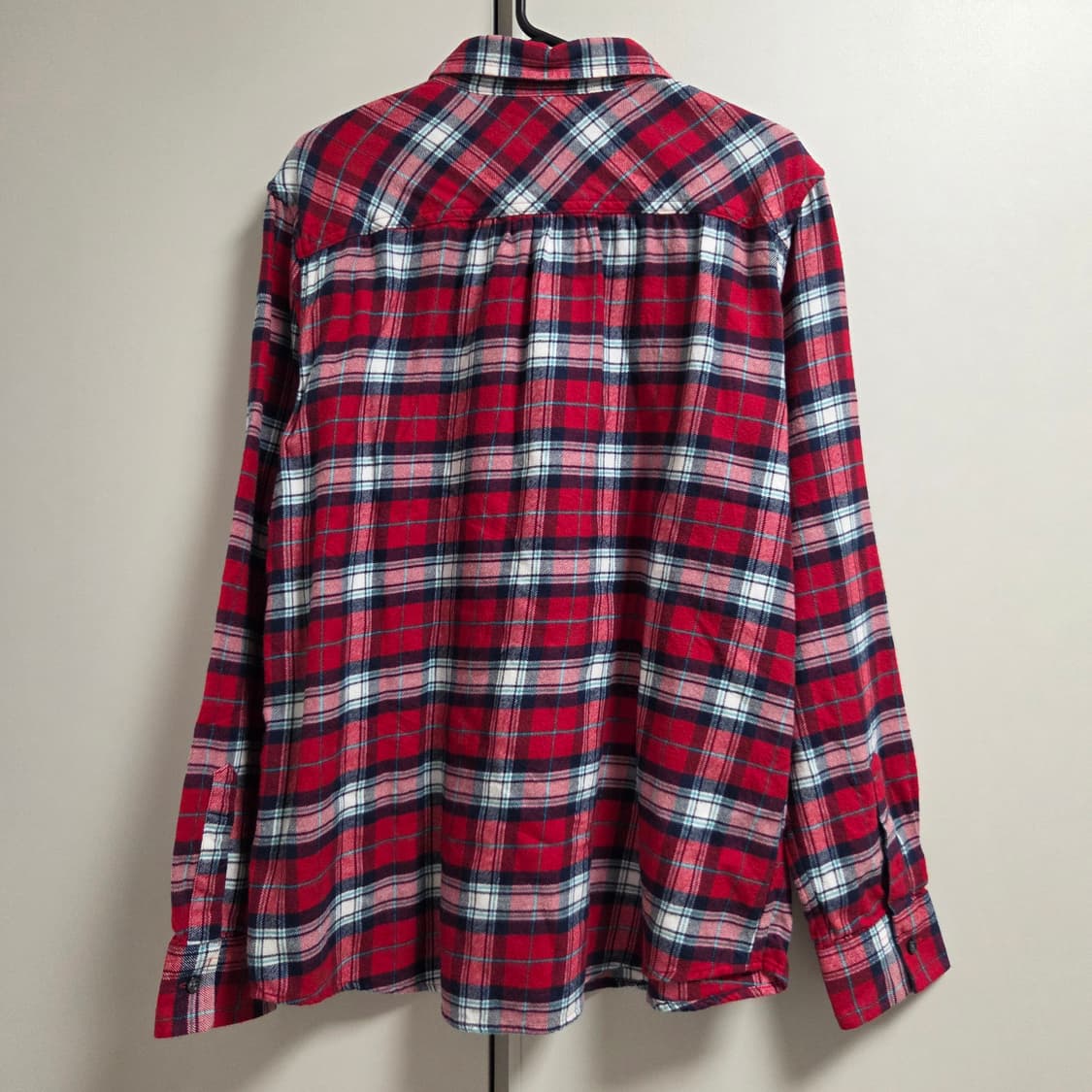 Land's end 플란넬 체크 셔츠 L(100) 상품이미지5