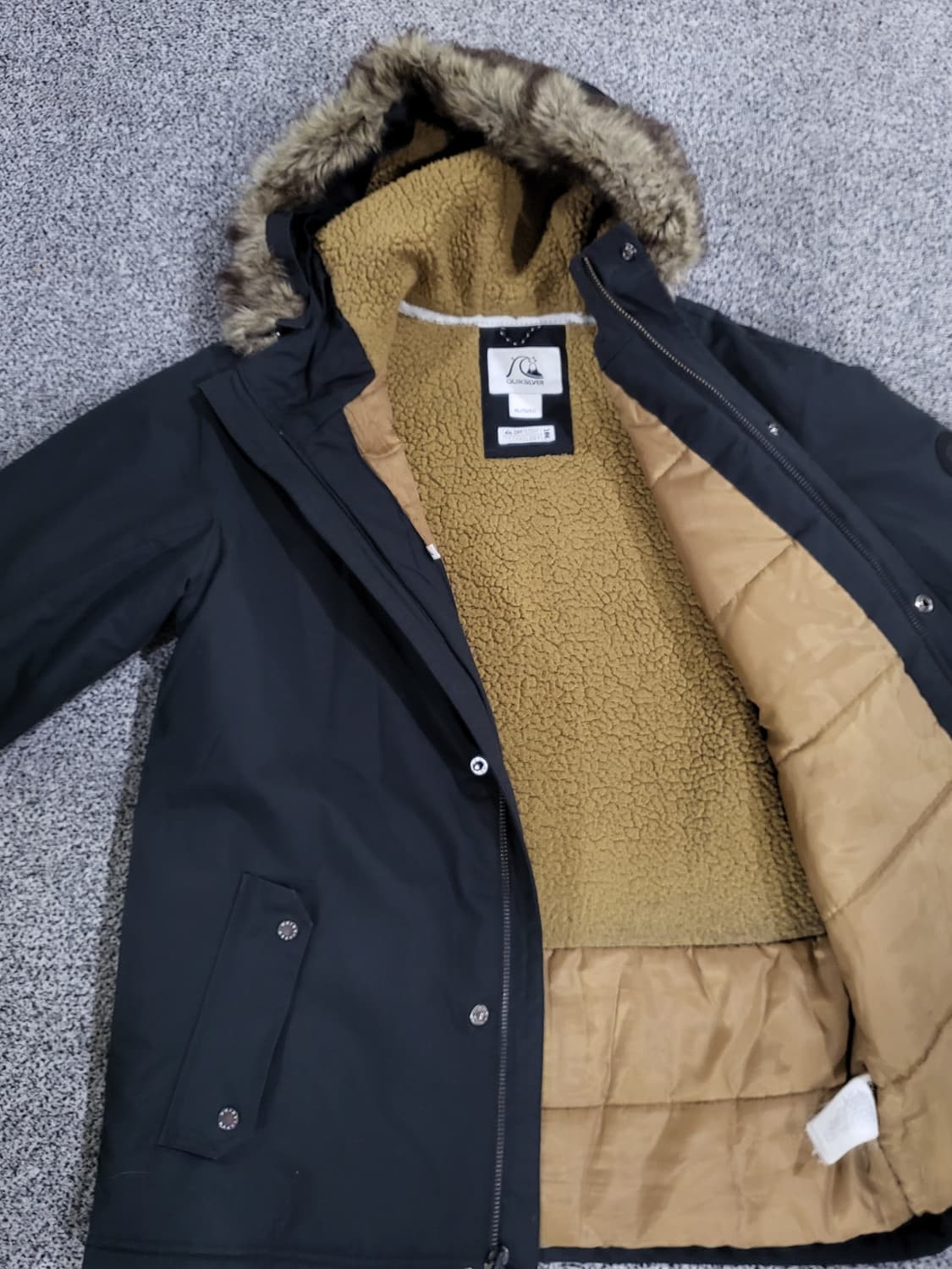 퀵실버(Quiksilver) 후드 퍼 겨울 자켓 상품이미지2