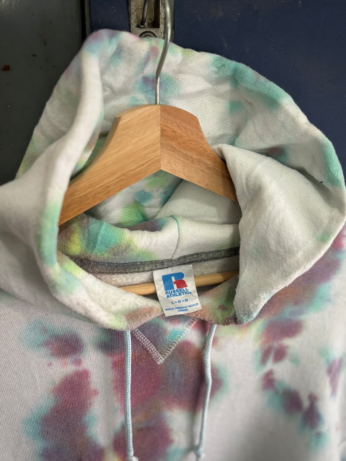 00s Russell Athletic Tie-Dye Hoodie 상품이미지2