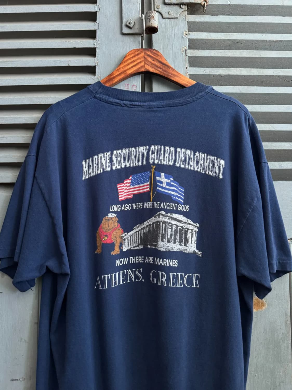 [XL]90's Hanes USMC 그리스 티셔츠 상품이미지1