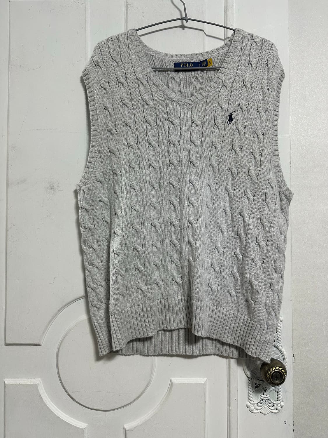 폴로 랄프로렌 케이블 니트 베스트 상품이미지1