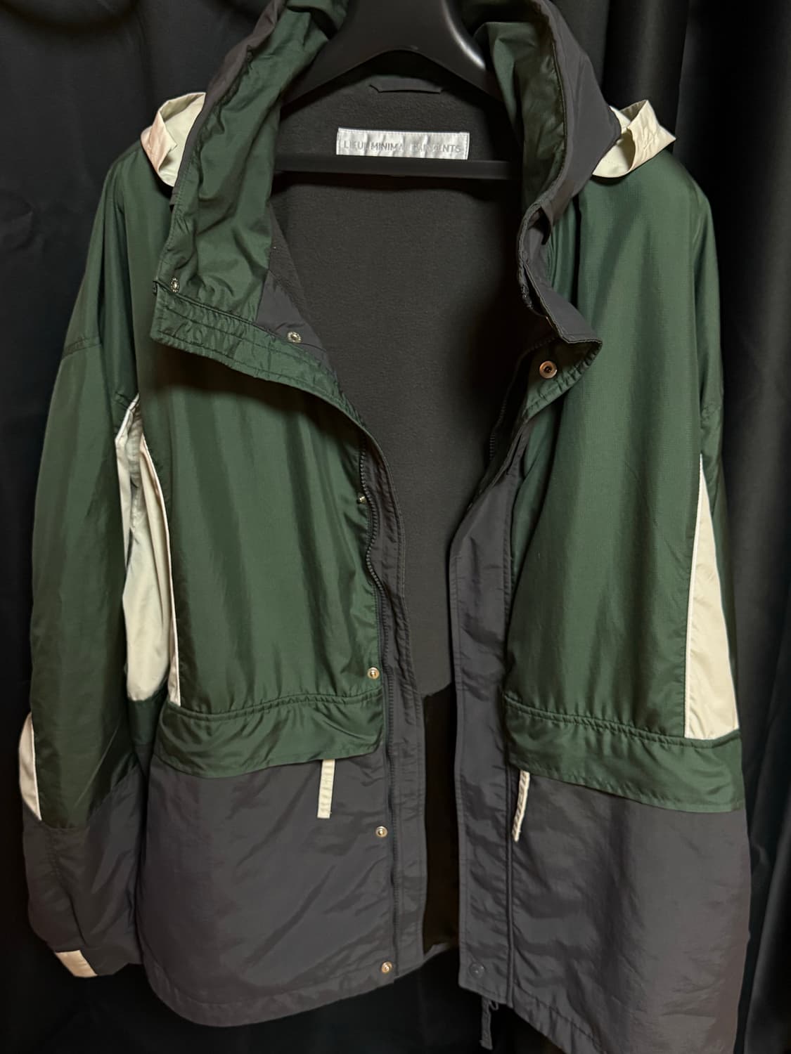 liful 윈드브레이커 dark green 3size(XL) 상품이미지3
