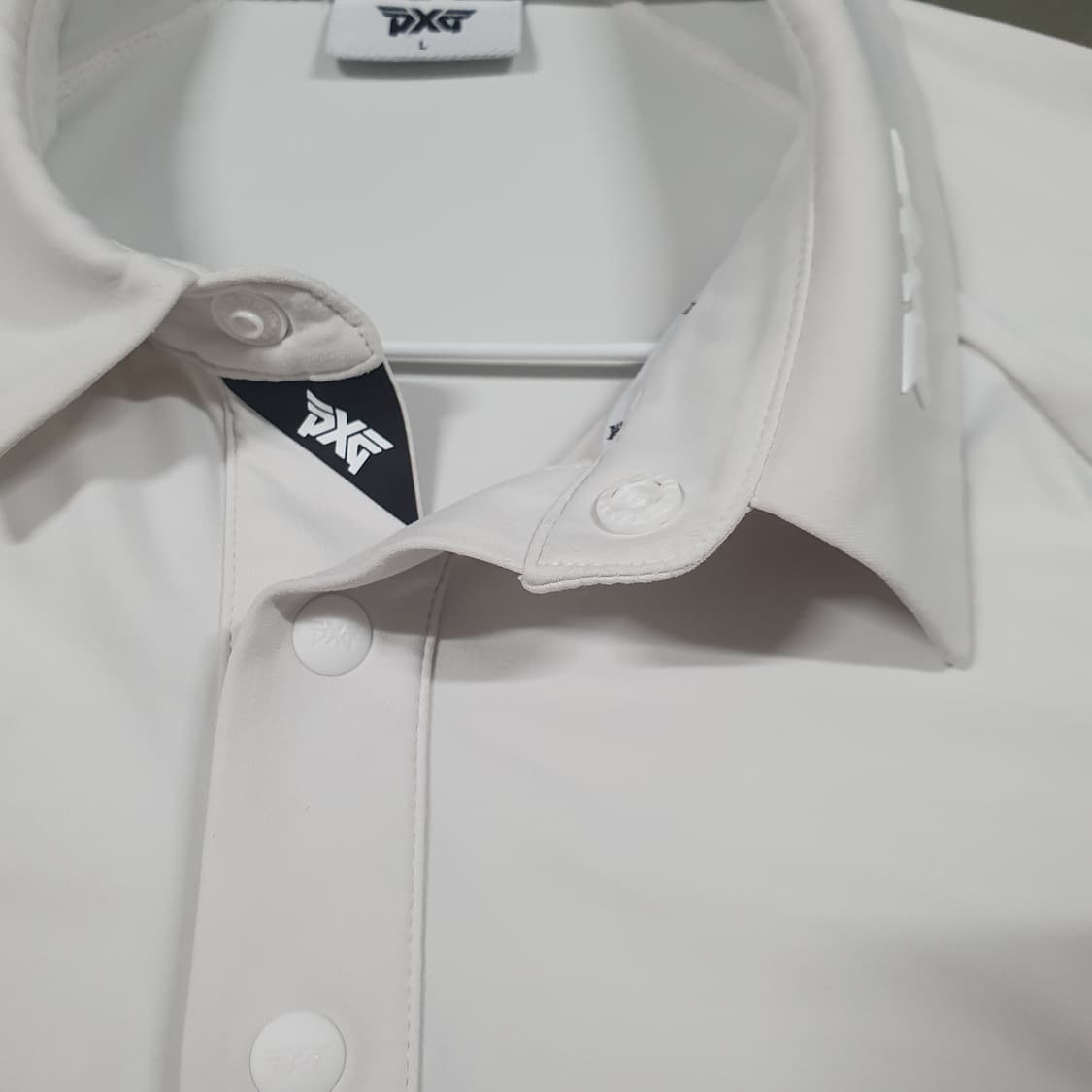 100 (L) PXG 골프 신형 21FW 배색 반팔 카라티 폴로 셔츠 상품이미지4