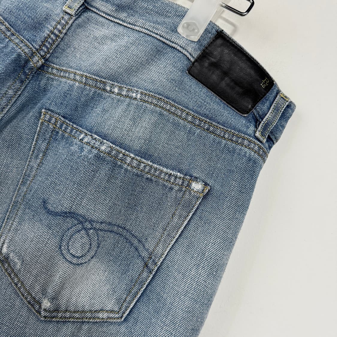 R13 크로스오버 와이드 데님 팬츠 (25) 상품이미지9