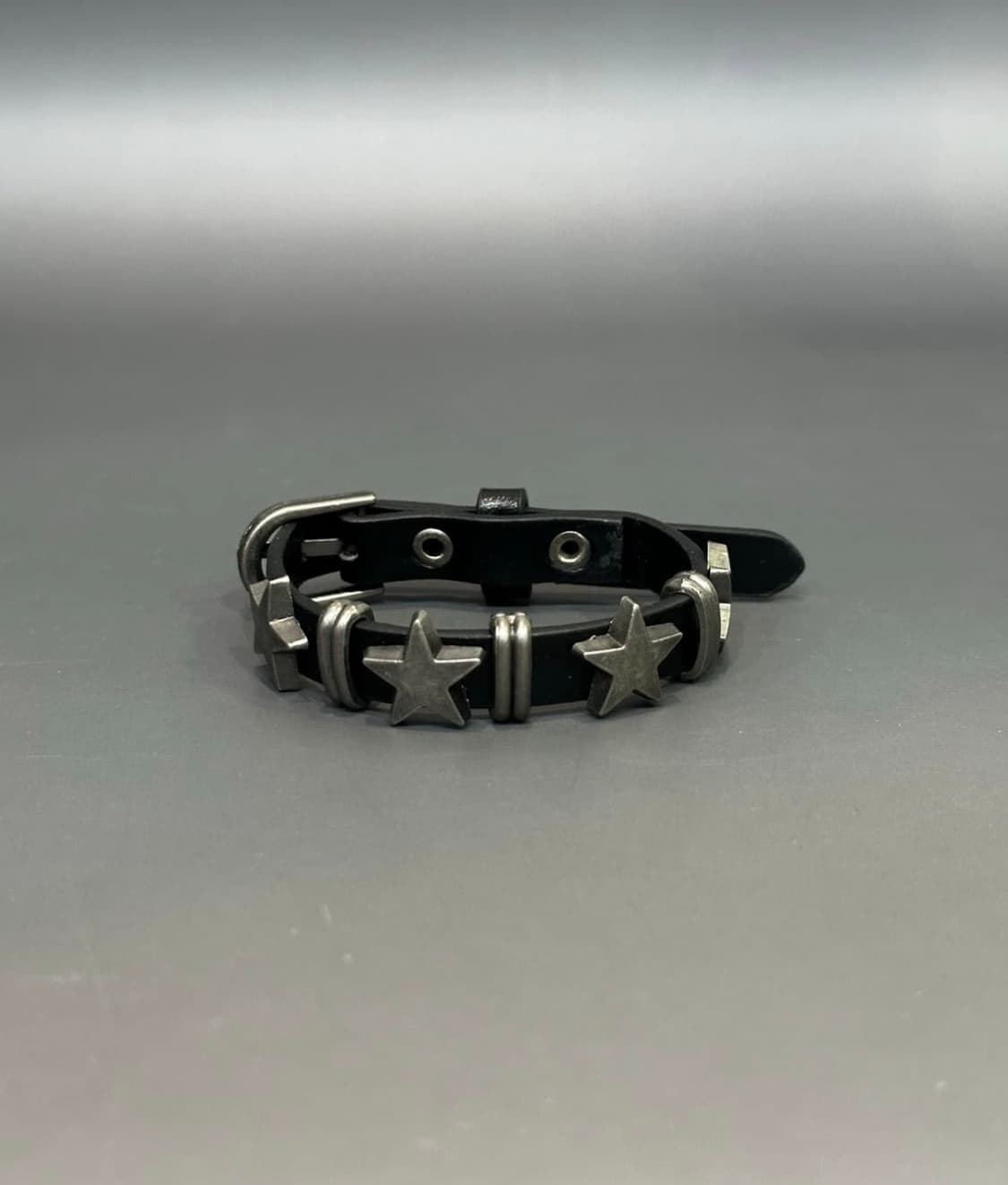black leather star 팔찌 상품이미지1