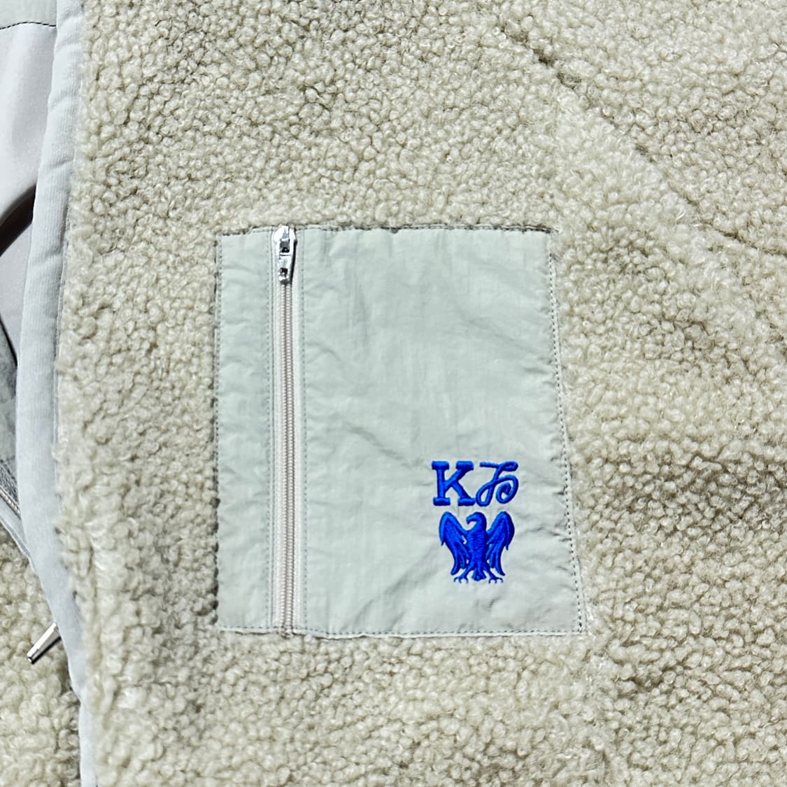 XL 기준 kijun 플리스 후리스 베이지 상품이미지4