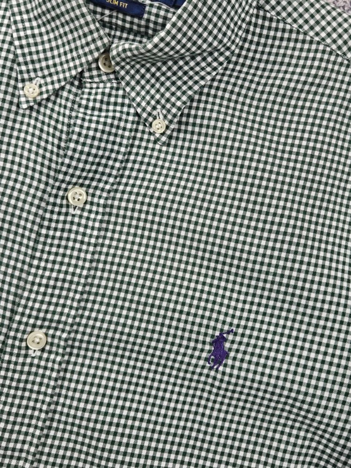 폴로랄프로렌 슬림핏 깅엄 체크 패턴 셔츠 ( M ) / 11089 상품이미지8