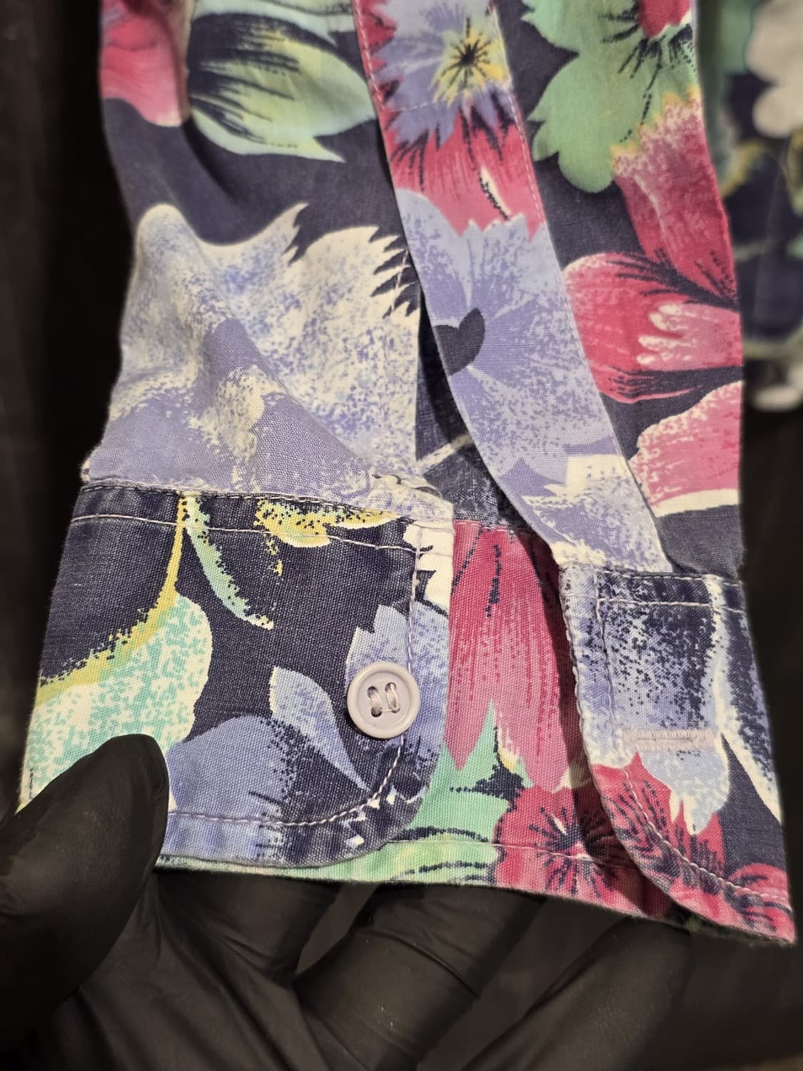 90s 3 Suisses Floral Print Shirt 상품이미지3