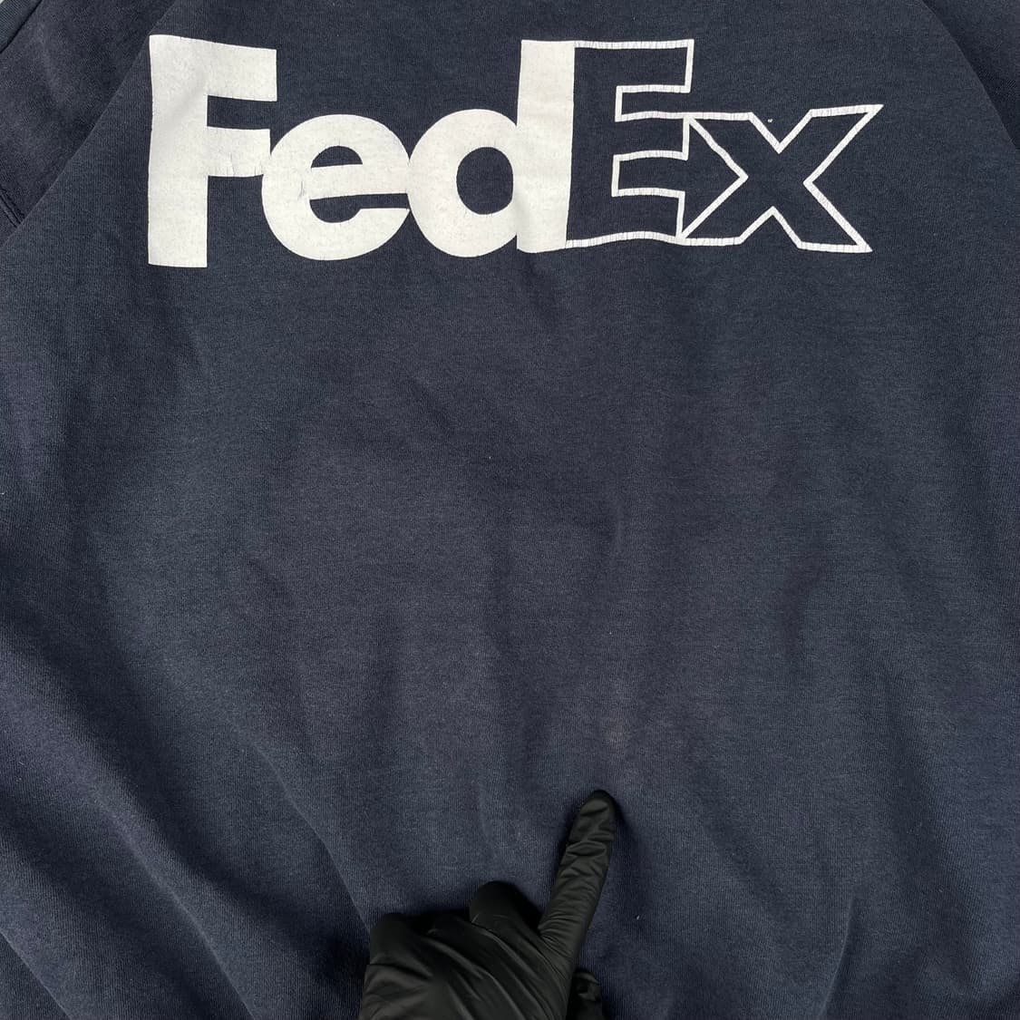 빈티지 FedEx 로고 후드 상품이미지8