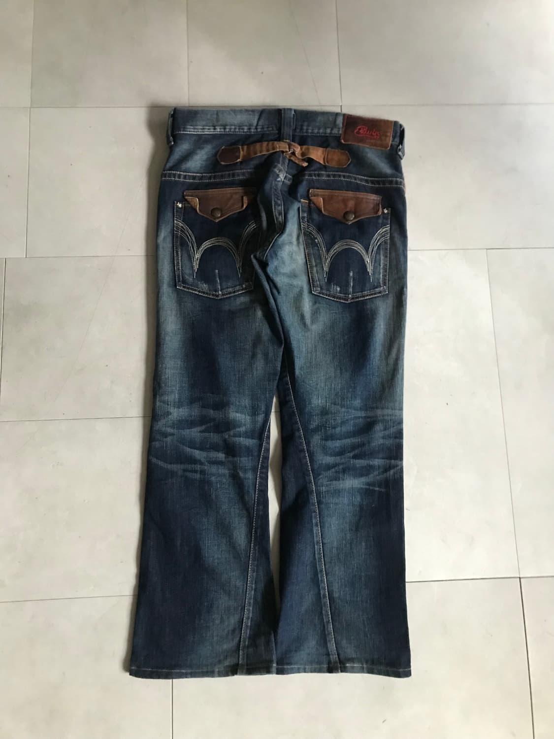 에드윈 데미지디테일 데님팬츠 상품이미지8