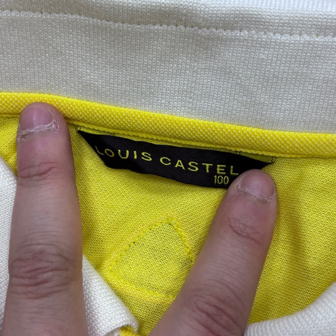 100 루이까스텔 반팔 카라 티셔츠 0414E 상품이미지3