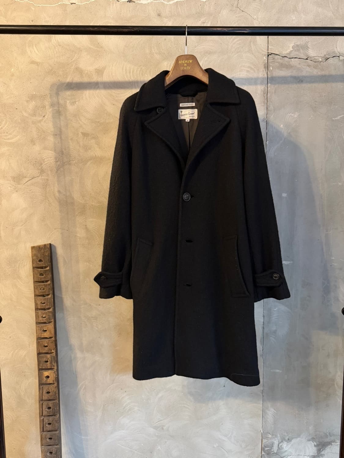 헤리티지 플로스 래글런코트 남성 슬림100 상품이미지1