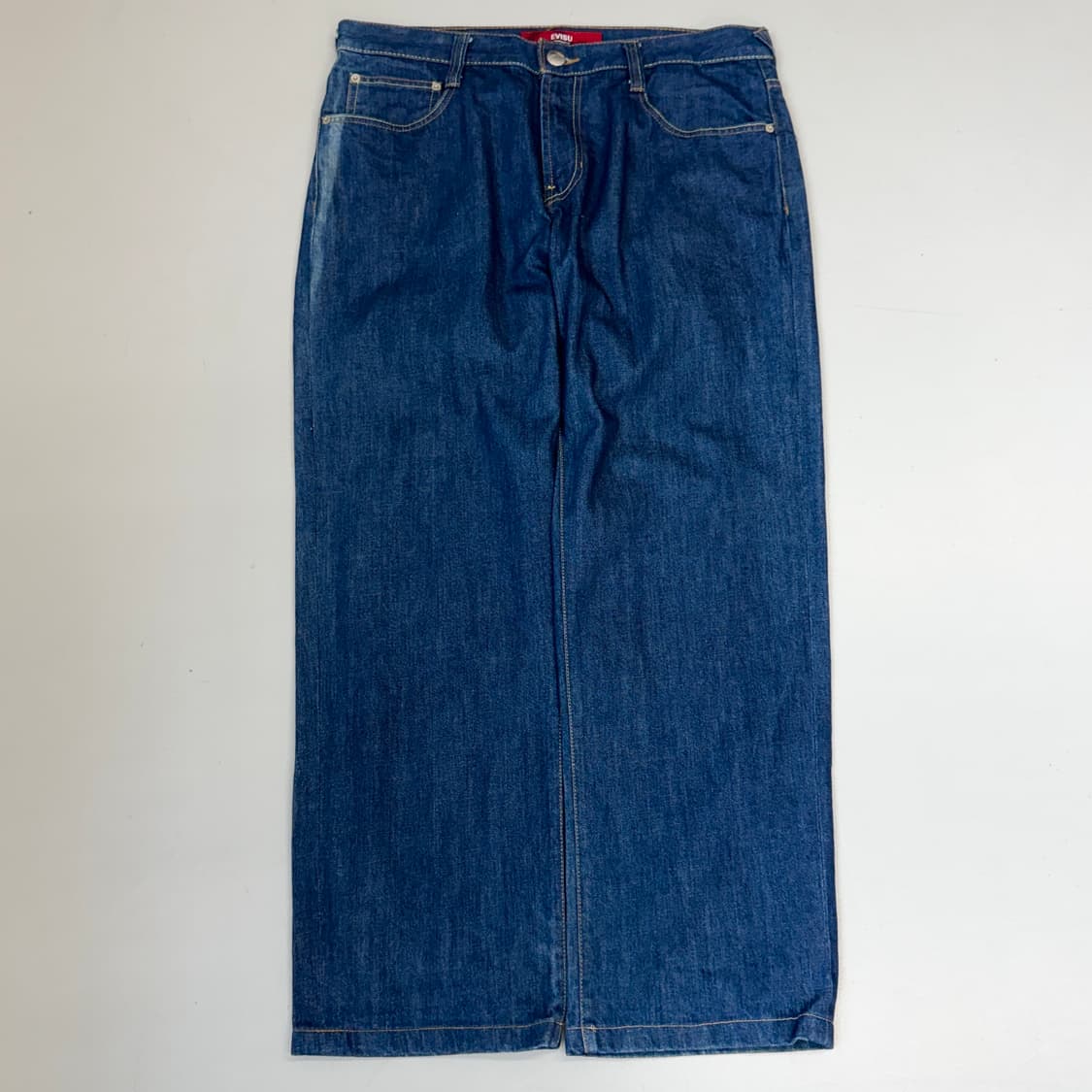 에비수 빅로고 새깅 다이콕 데님팬츠 상품이미지2
