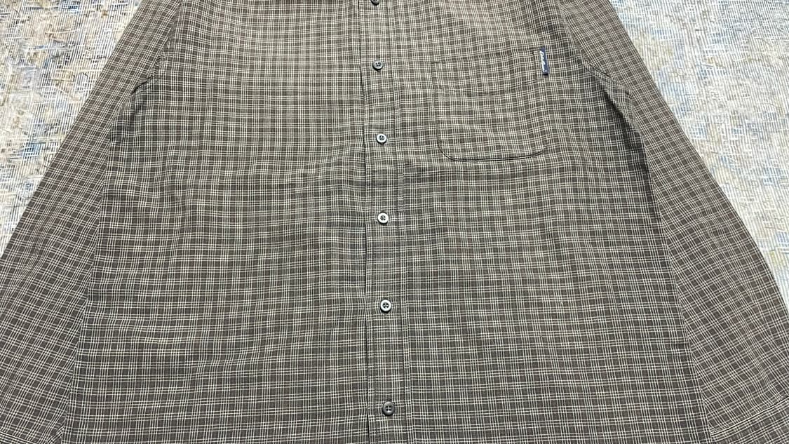 JPN 00s 일본빈티지 Y2K 에디바우어 브라운 빈티지 체크 셔츠 상품이미지7