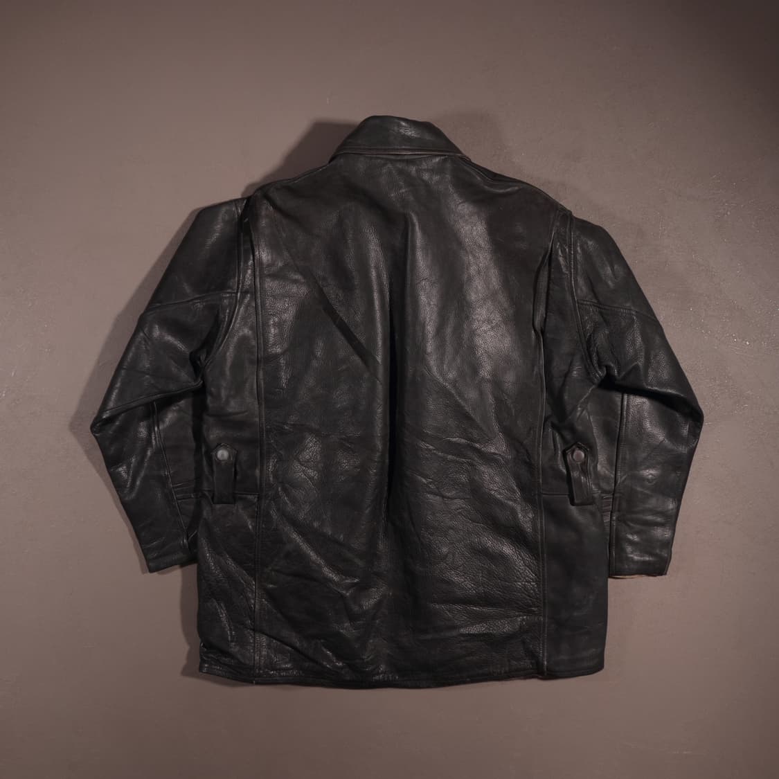 90s 빈티지 레더 카코트 가죽자켓 상품이미지6
