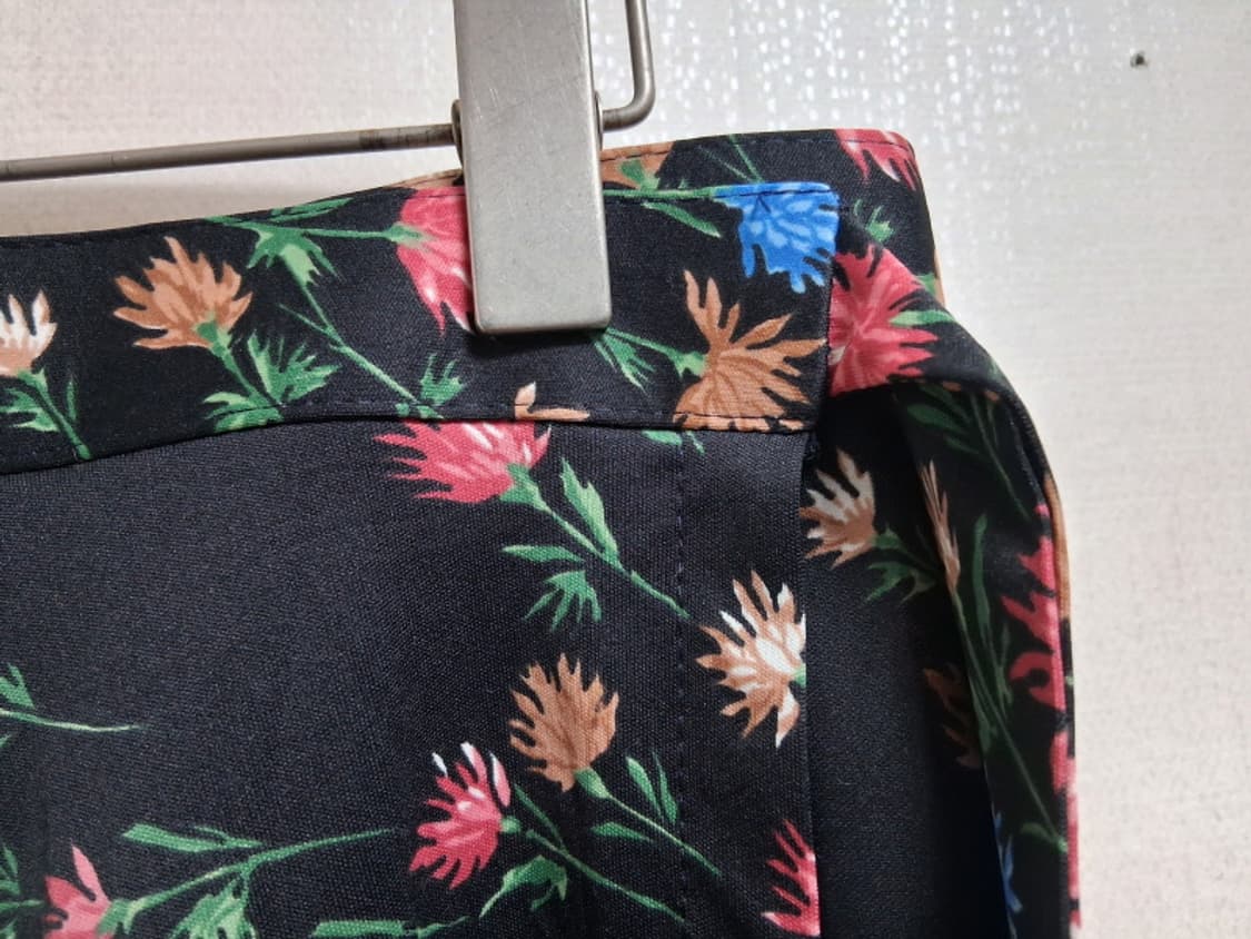 일본빈티지수입 잘잘한 플라워 져지 랩스커트 랩롱스커트 플로럴랩롱28 31 상품이미지3