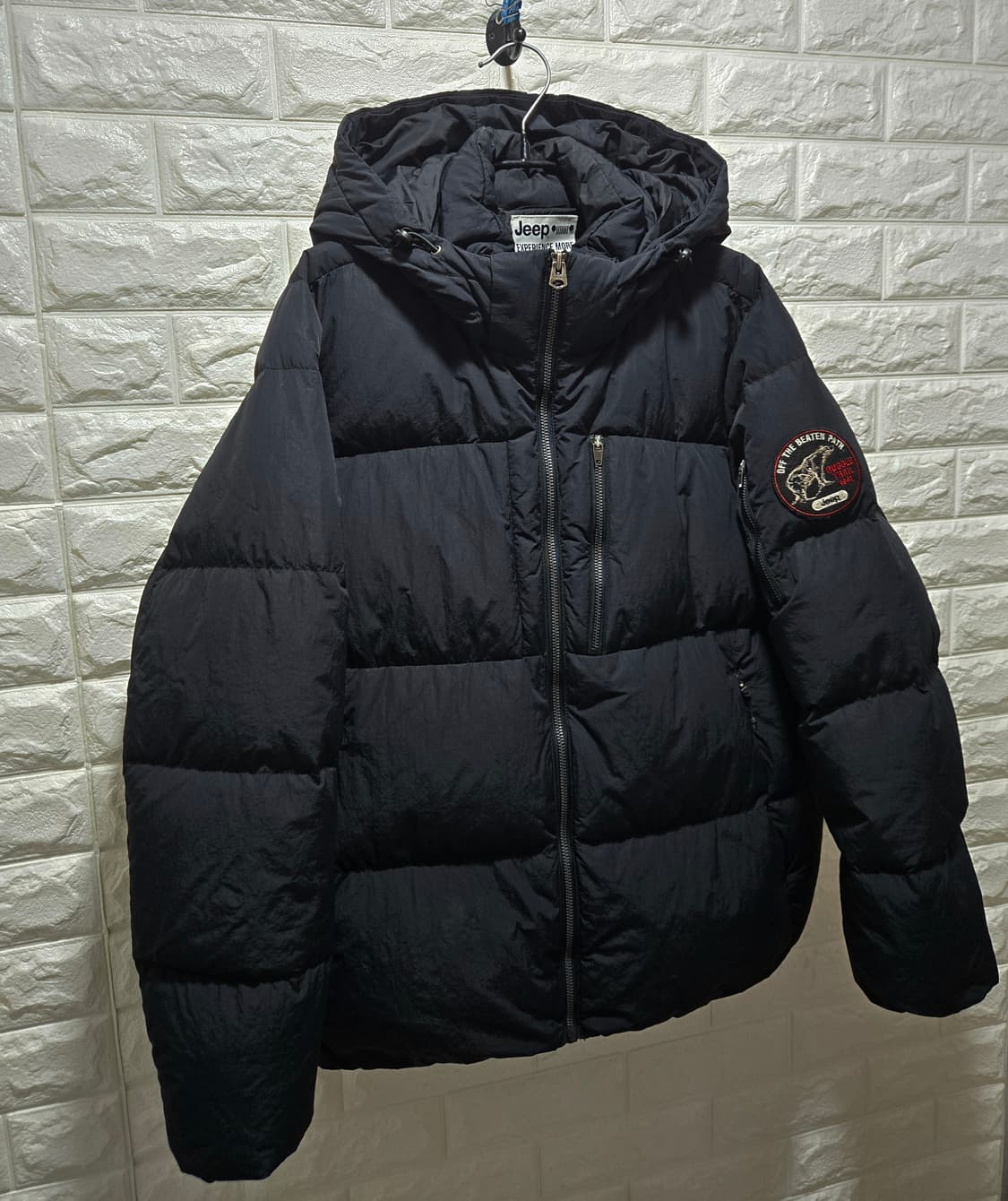 지프 지퍼포켓 방수 덕다운 패딩점퍼 100~105 상품이미지3