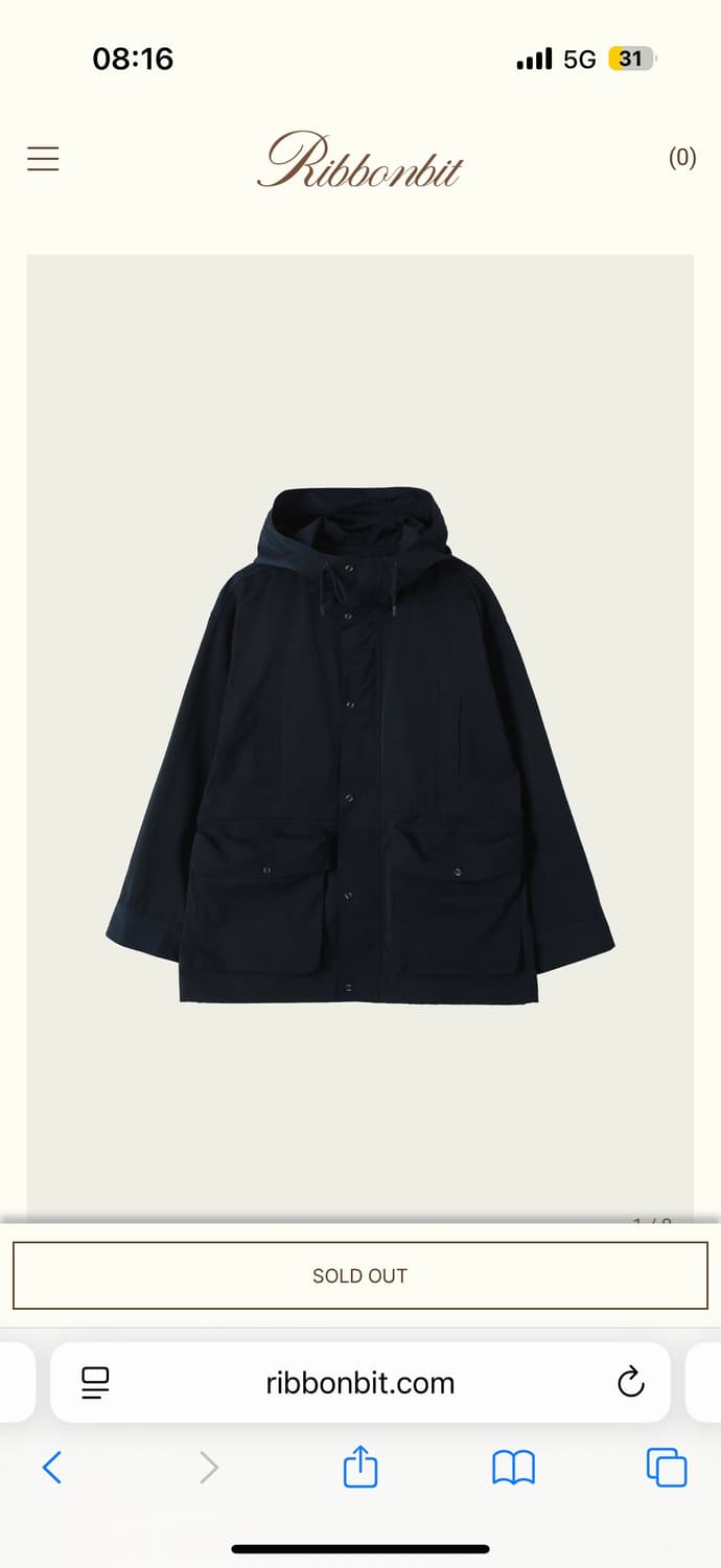 리본빛 Letta Work Jacket - Navy 상품이미지1