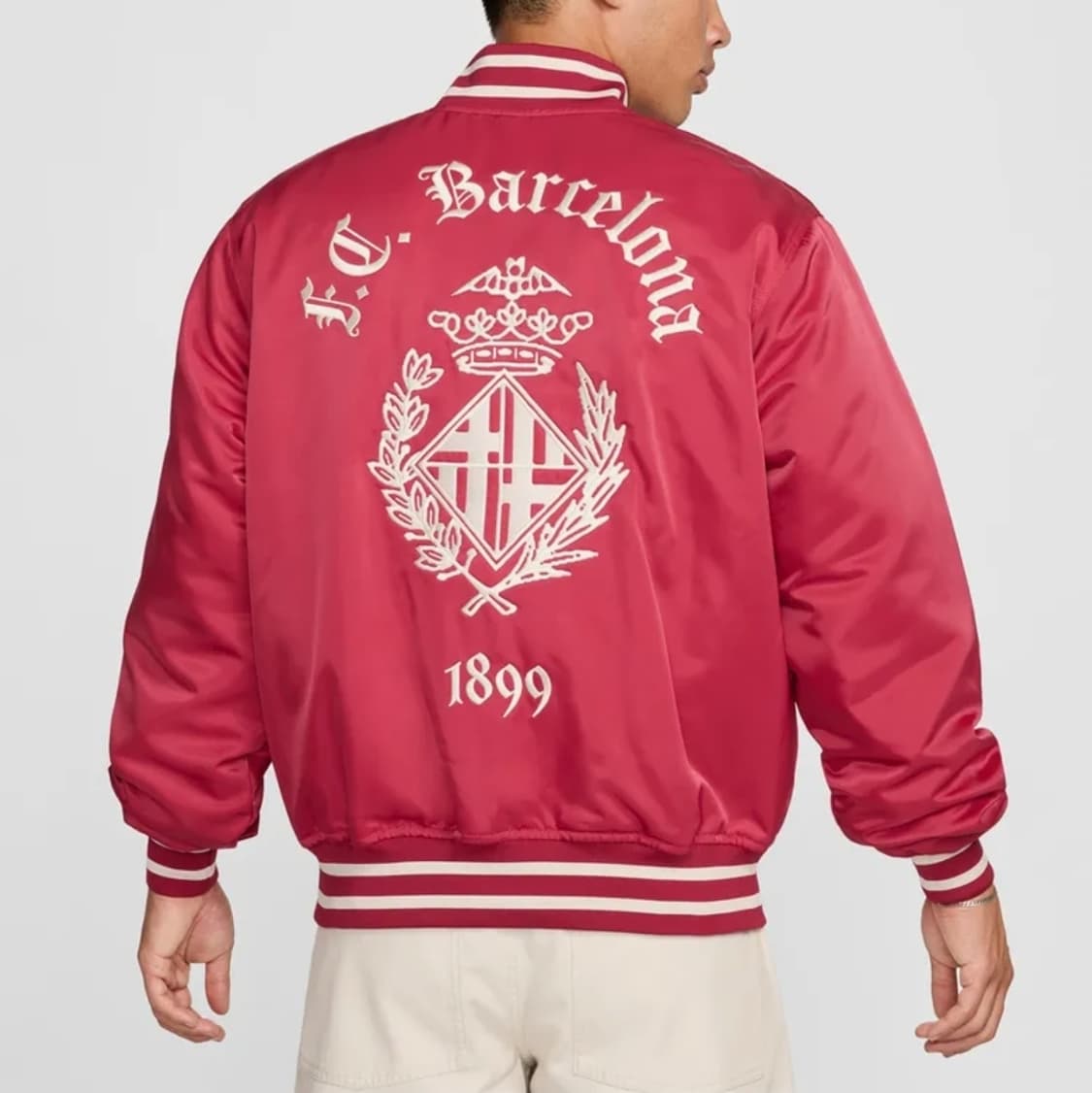 (택포) 나이키 FC 바르셀로나 홈풋볼 사틴 자켓 A967 상품이미지9