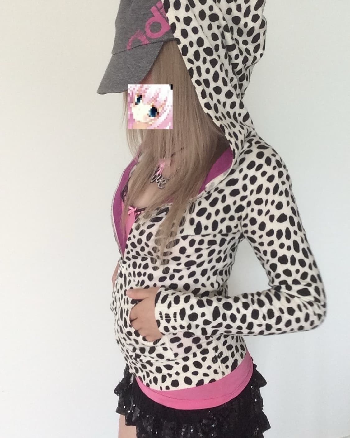Hime Gyaru Pink Lace Sleeveless 히메갸루 나시 상품이미지5