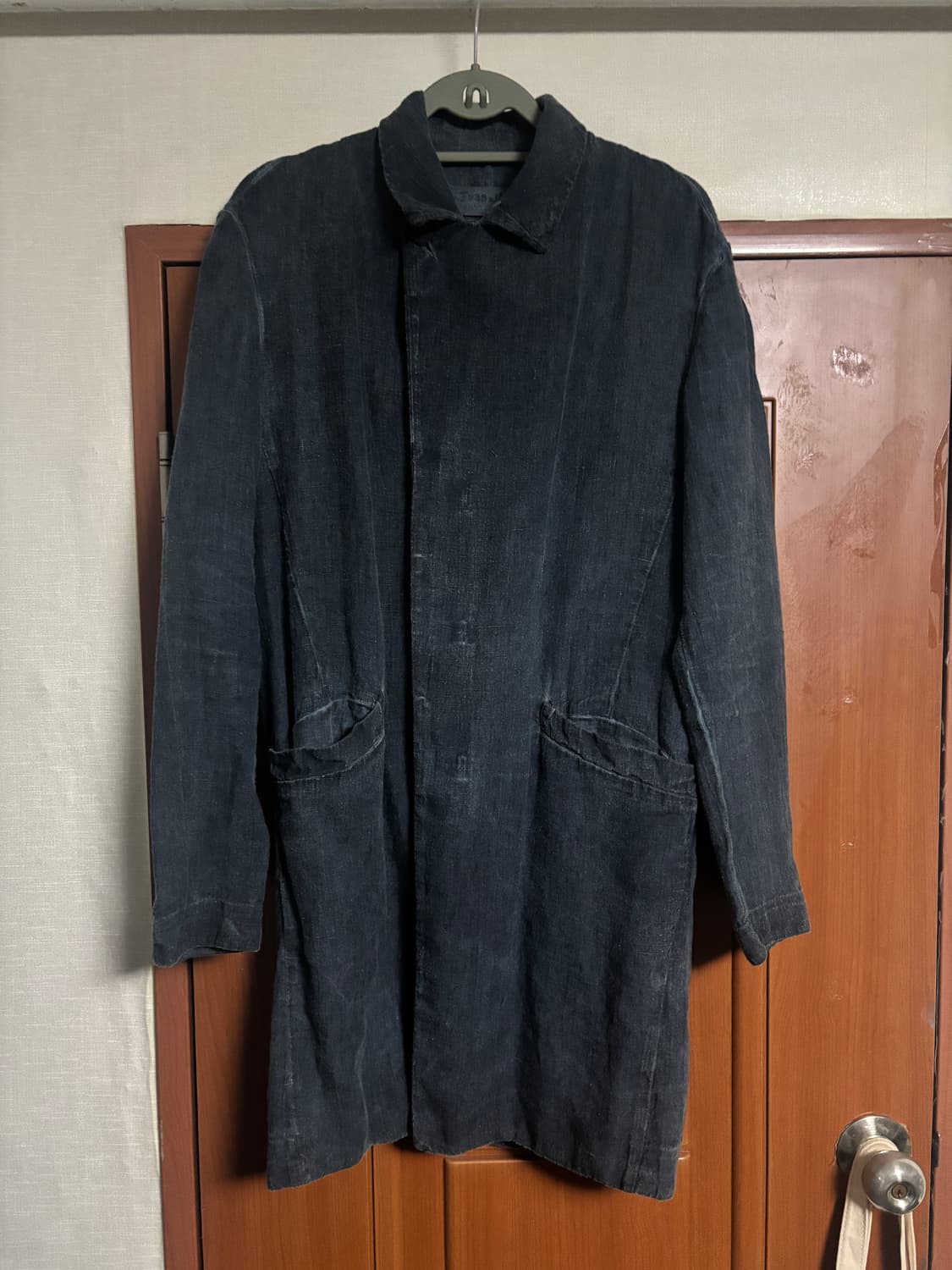 [S] 트랜짓 가먼트 다잉 워시드 린넨코트 상품이미지1