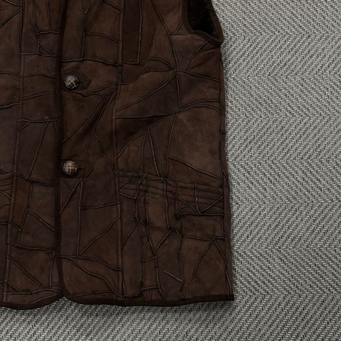 양털 무스탕 스웨이드 베스트v0352 상품이미지5