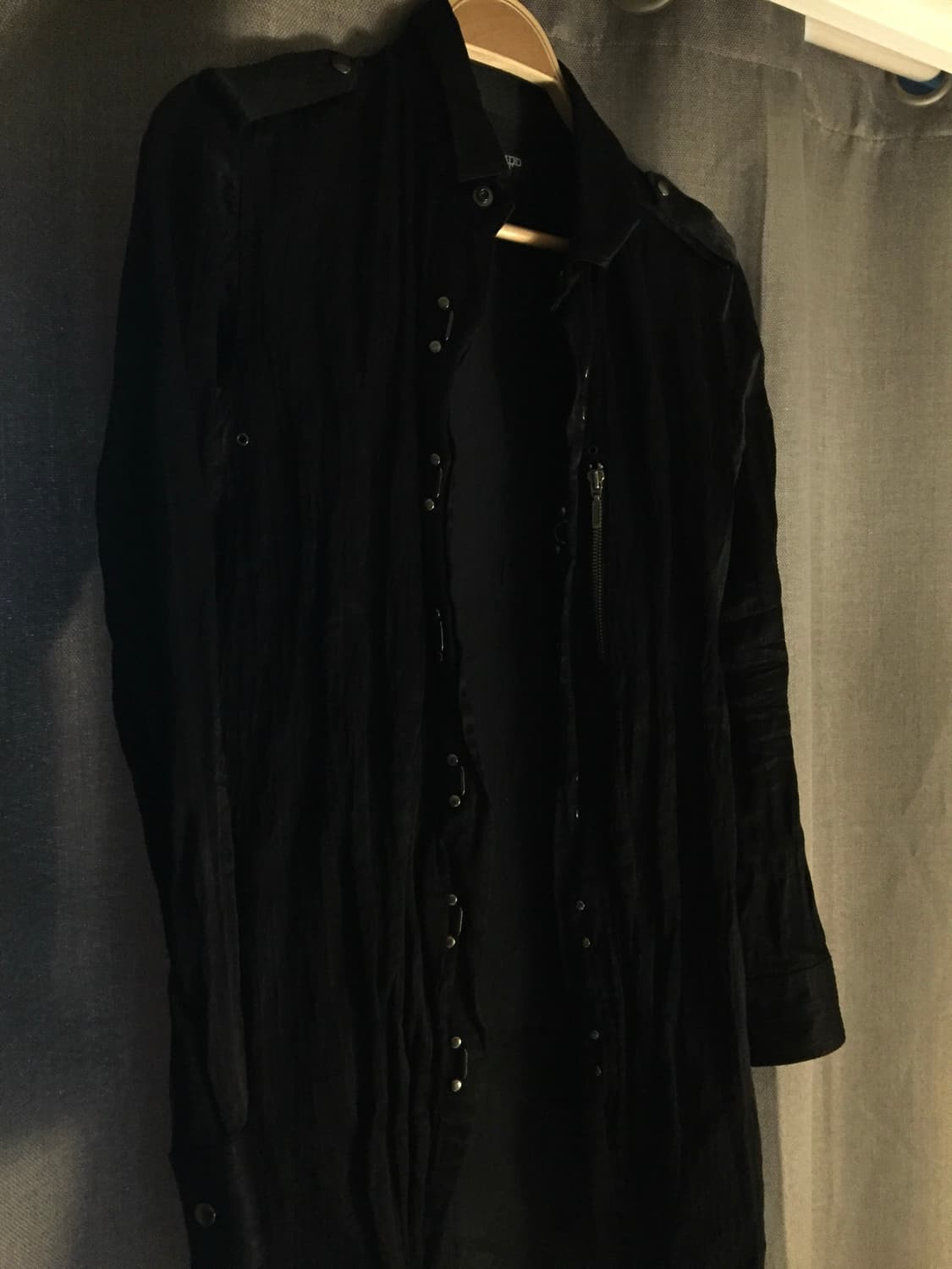Tornado Mart Satin Waxed Shirt Jacket 상품이미지1