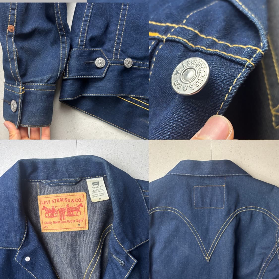 리바이스 타입 1 데님자켓 상품이미지3
