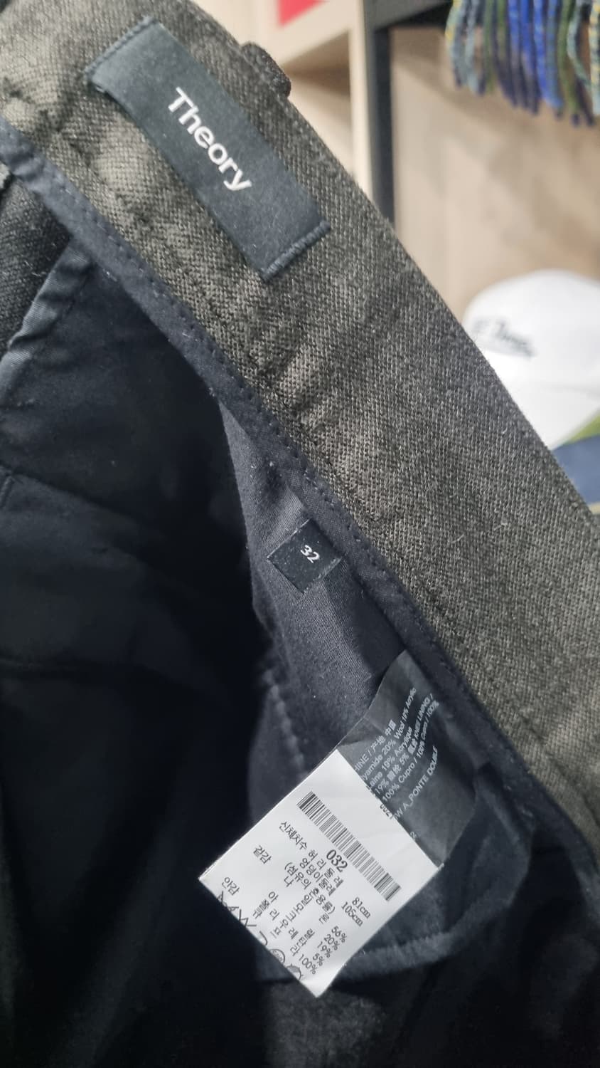 띠어리(THEORY) 추동용 정장바지 허리33(허리단면43) 기장95 상품이미지3