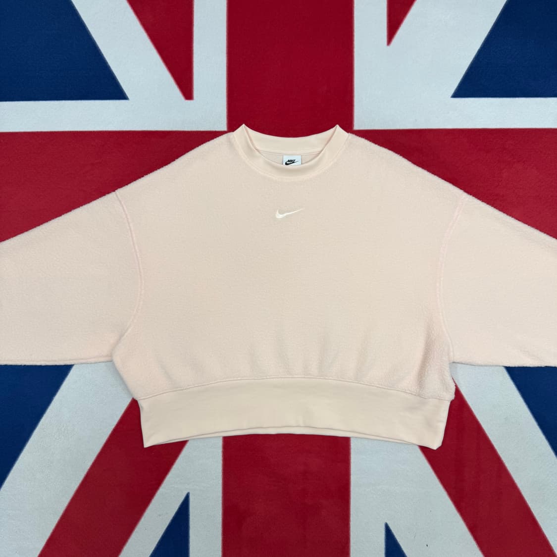 나이키 크롭 후리스 맨투맨 여성 S 실측 66-88 상품이미지3