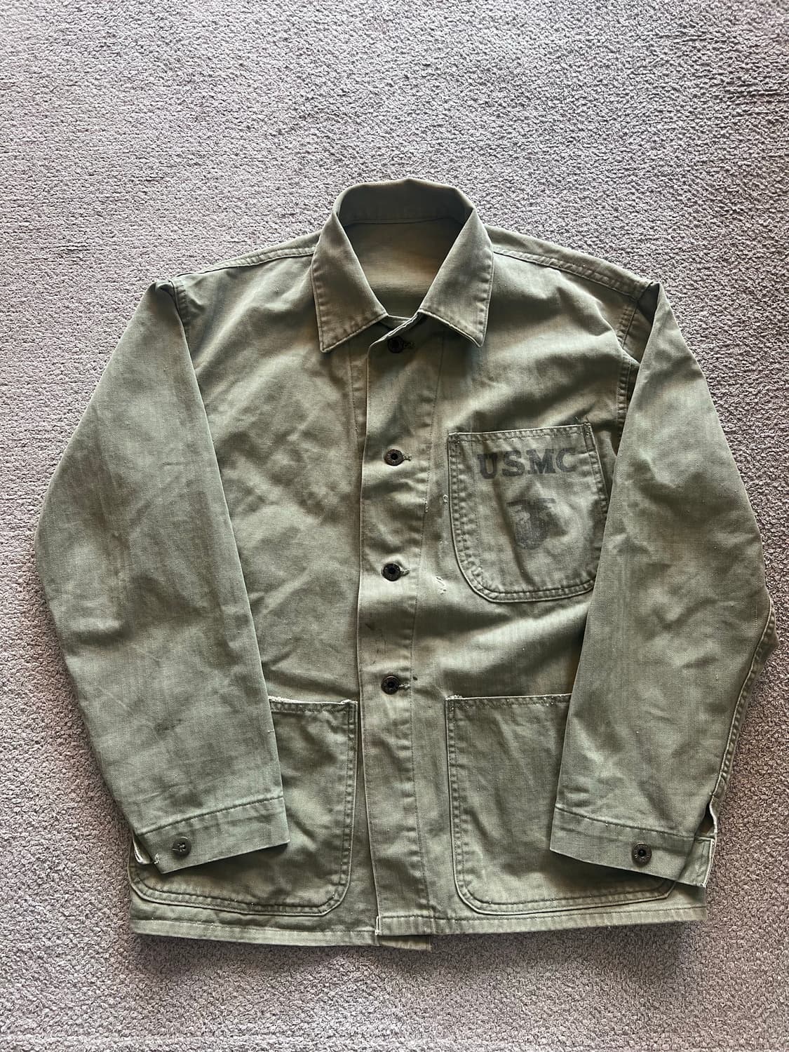 1940s USMC P41 HBT Utility Jacket 상품이미지1