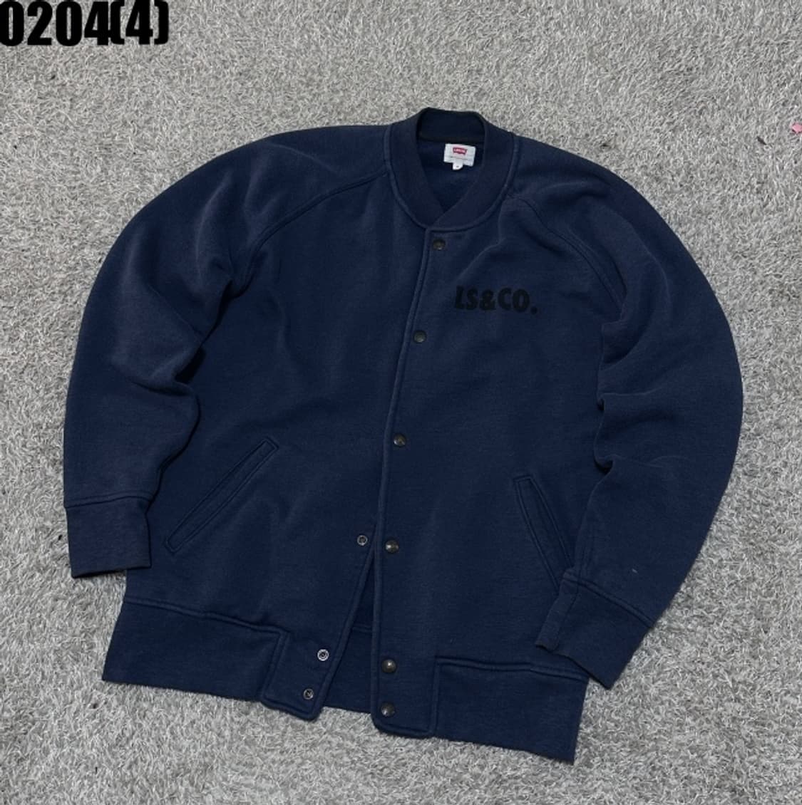 [M] 리바이스 LS&CO 스냅 버튼 플리스 블루종 자켓 0204(4) 상품이미지2