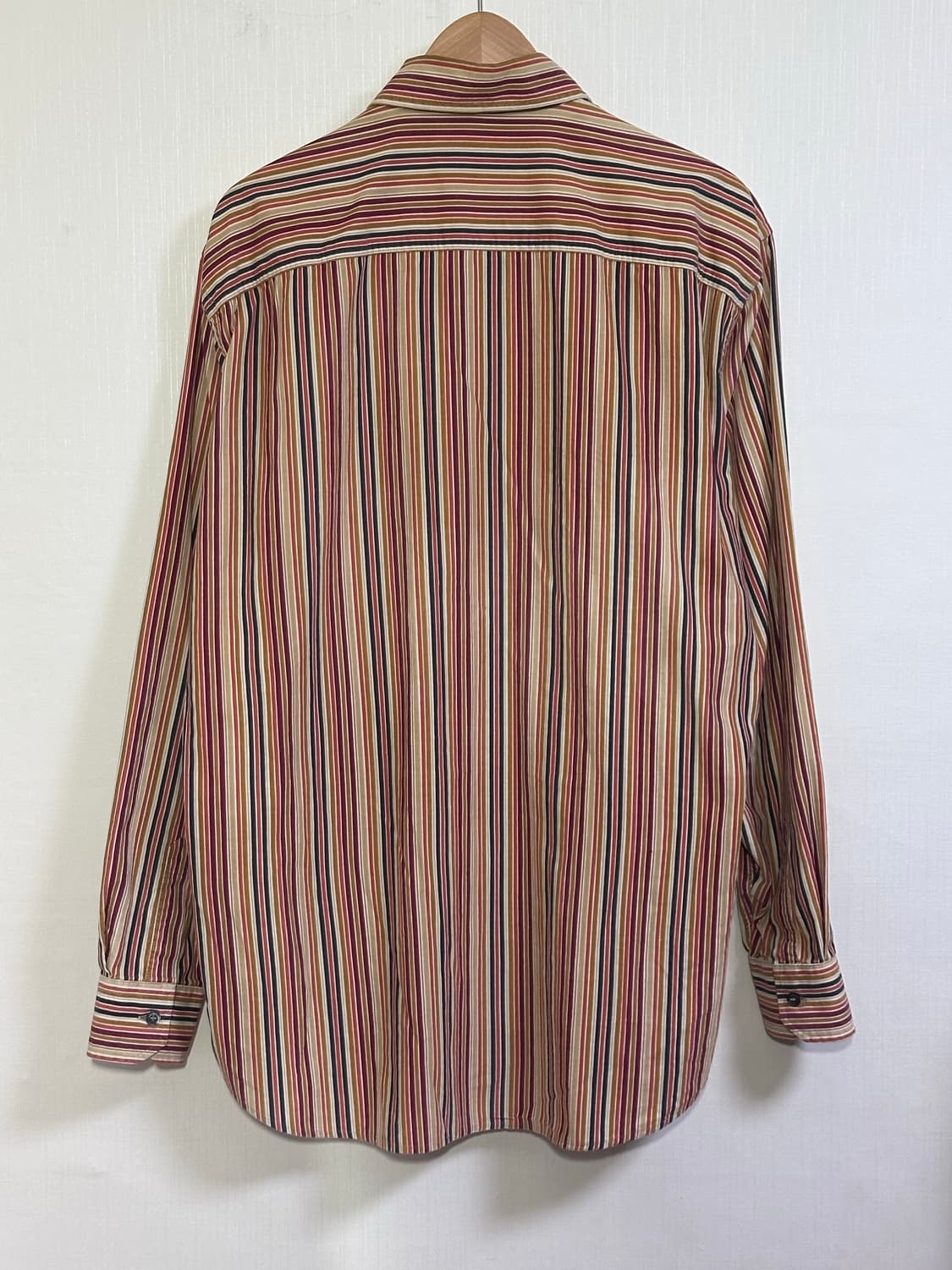 제냐스포츠 잔코듀로이 오버핏 스트라이프셔츠/L 상품이미지2