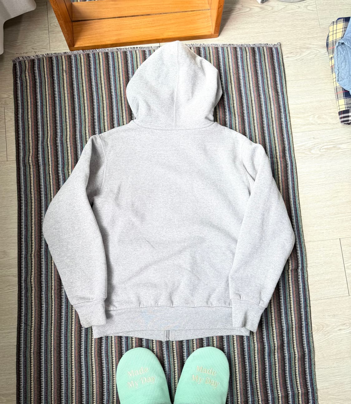 슈프림 스몰로고 후드집업 상품이미지4