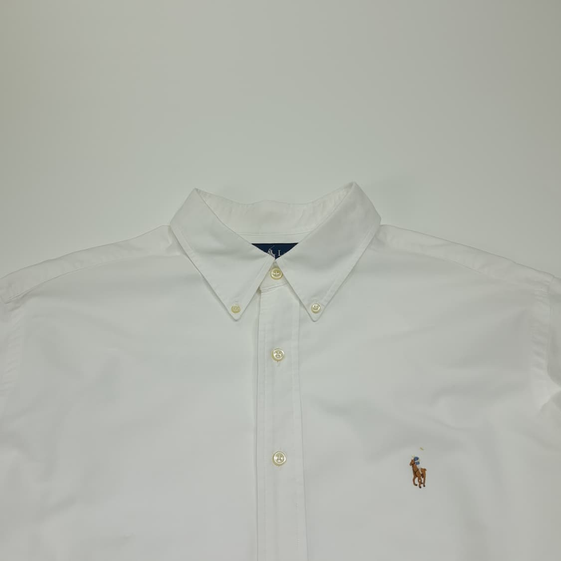 CL472 2XL 폴로 90s 홍콩판 옥스포드 멀티포니 화이트 셔츠 남 상품이미지2