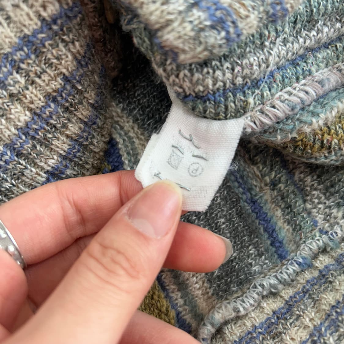 College 쿠지 스타일 니트 가디건 상품이미지5