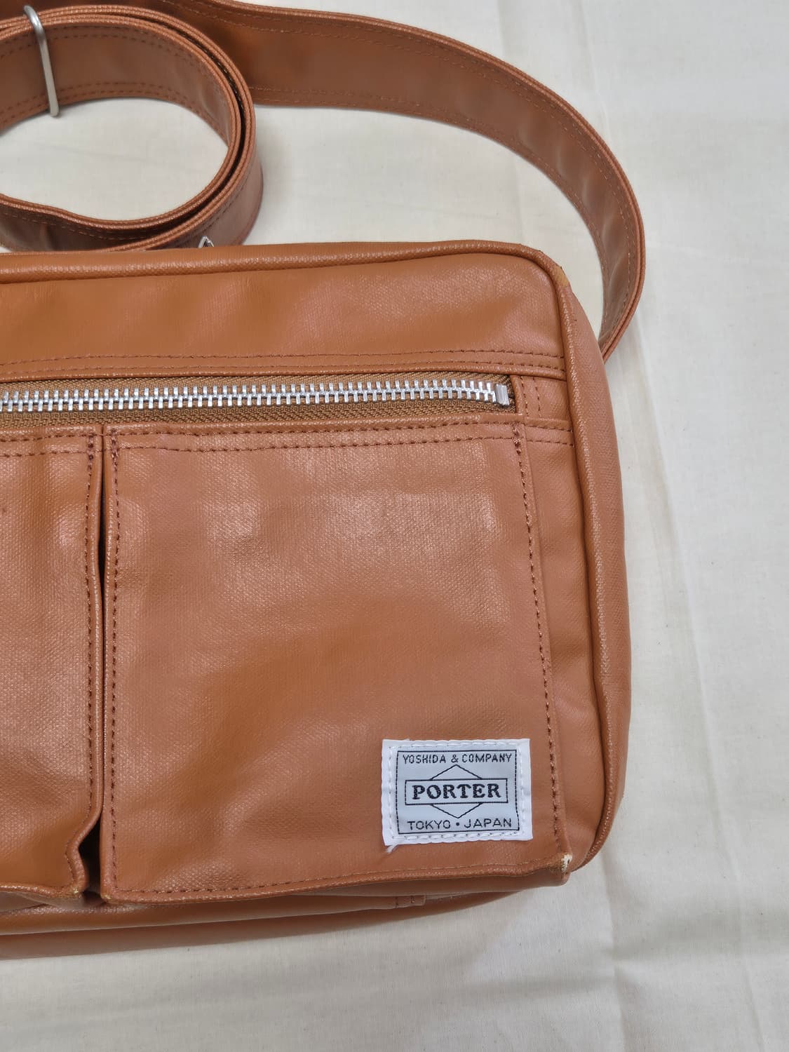 PORTER FREE STYLE SHOULDER BAG (Camel) 상품이미지3