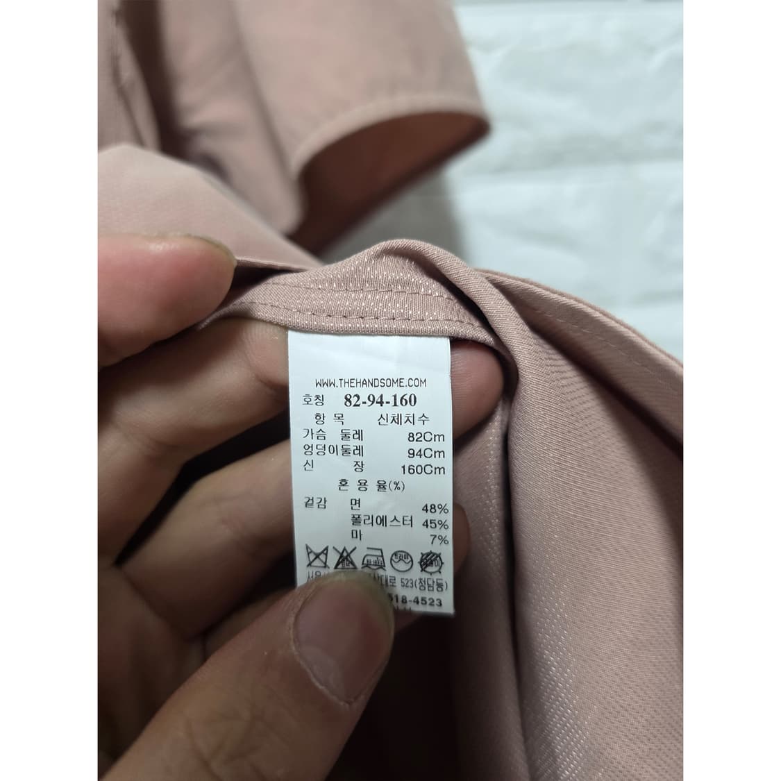 20s 한섬 SJ SJ 여성 셔츠형 원피스 M 상품이미지3