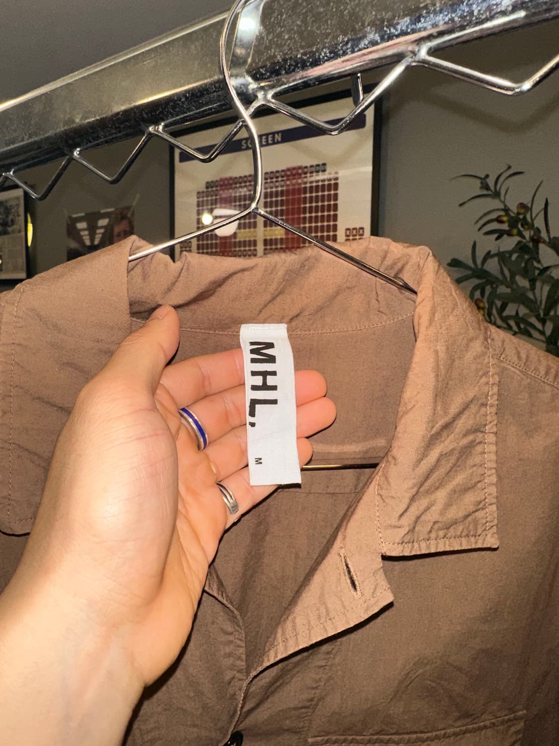 Margaret Howel MHL line material shirt  상품이미지10