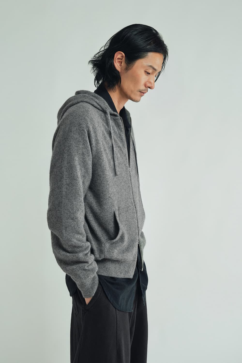 이얼즈어고  울 헤어리 후드 집엎 상품이미지5