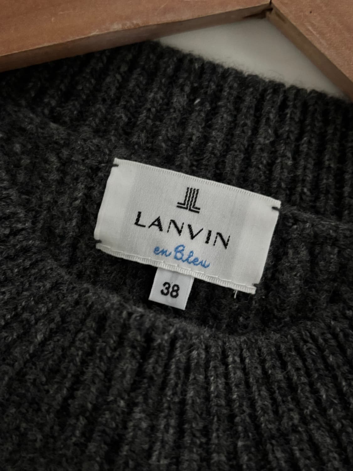 Lanvin 랑방 차콜 니트 스웨터  상품이미지5