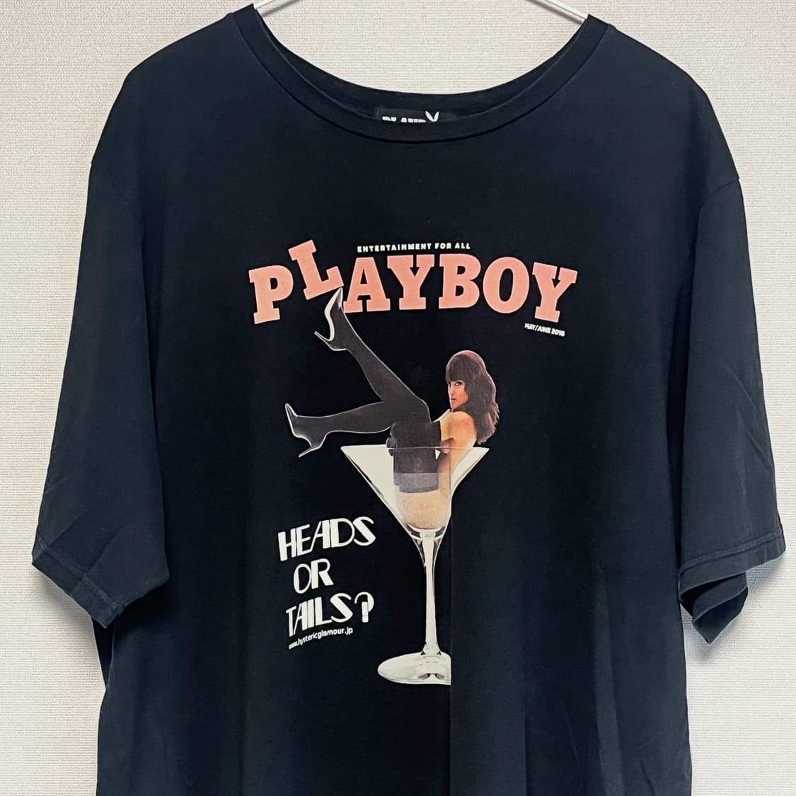 히스테릭 글래머 플레이보이 콜라보 반팔 티셔츠 상품이미지3